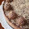NO-BAKE CHOCOLATE HAZELNUT CHEESECAKE. Oreo cookie crumb base with a smooth and creamy chocolate hazelnut cheesecake filling, topped with a chocolate hazelnut spread and Ferrero Rocher candies.This simple no-bake recipe is only 4 ingredients, mix, chill and Voila!