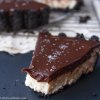 NO-BAKE CHOCOLATE MASCARPONE TART. Oreo cookie crust with a melt-in-your-mouth mascarpone cream filling and topped with salted chocolate ganache.